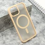 Maska / futrola SILKY MAGSAFE mat za iPhone 15 roze (MS).