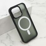 Maska / futrola SILKY MAGSAFE za iPhone 14 Pro (6.1) crna (MS).