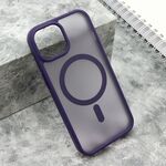 Maska / futrola SILKY MAGSAFE mat za iPhone 15 ljubicasta (MS).