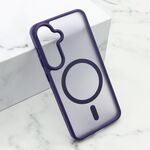Maska / futrola SILKY MAGSAFE mat za Samsung S921 Galaxy S24 5G ljubicasta (MS).
