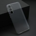 Silikonska maska / futrola ultra tanka PROTECT silikon za Samsung S916B Galaxy S23 Plus providna (bela) (MS).