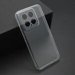 Silikonska maska / futrola ultra tanka PROTECT silikon za Xiaomi 14 providna (bela) (MS).