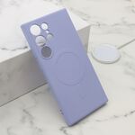 Maska / futrola VELVET TOUCH MagSafe za Samsung S928 Galaxy S24 Ultra 5G ljubicasta (MS).