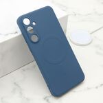 Maska / futrola VELVET TOUCH MagSafe za Samsung A556 Galaxy A55 5G plava (MS).