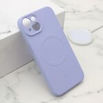 Maska / futrola VELVET TOUCH MagSafe za iPhone 14 (6.1) ljubicasta (MS).