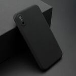 Maska / futrola ultra tanka KOLOR za Iphone X crna (MS).