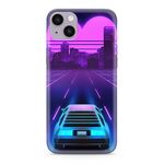 Maska / futrola ultra tanka print providna NEON WAVE za iPhone 14 Plus (6.7) NW02 (MS).