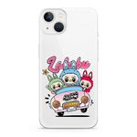 Maska / futrola ultra tanka print providna za iPhone 15 LBB004 (MS).