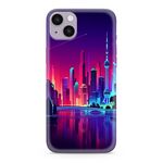 Maska / futrola ultra tanka print providna NEON WAVE za iPhone 14 Plus (6.7) NW05 (MS).