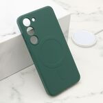 Maska / futrola VELVET TOUCH MagSafe za Samsung S911B Galaxy S23 tamno zelena (MS).
