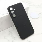 Maska / futrola VELVET TOUCH MagSafe za Samsung A556 Galaxy A55 5G crna (MS).