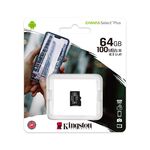 Memorijska kartica Kingston Select Plus Micro SD 64GB Class 10 UHS U1 100MB/s (MS).