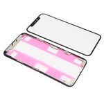Staklo touchscreen-a za Iphone 11 Pro + frame + OCA stiker crni (MS).