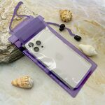 Vodootporna Maska / futrola Bikini providna 6.5in ljubicasta (MS).