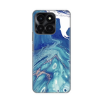 Silikonska maska / futrola print za Huawei Honor X6a Blue Marble.