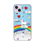 Silikonska maska / futrola print za iPhone 14 Plus Unicorn.
