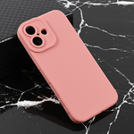 Silikonska maska / futrola Teracell Giulietta za iPhone 17 mat tamno roze.