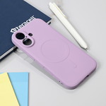Silikonska maska / futrola Teracell Giulietta Magsafe za iPhone 17 ljubicasta.