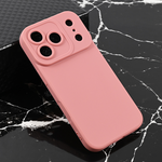 Silikonska maska / futrola Teracell Giulietta za iPhone 17 Pro mat tamno roze.