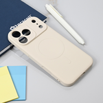 Silikonska maska / futrola Teracell Giulietta Magsafe za iPhone 17 Pro Max 6.9 bela.