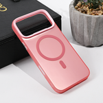 Maska / futrola Magsafe providna za iPhone 17 Pro Max 6.9 roze.