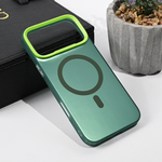 Maska / futrola Magsafe providna za iPhone 17 Pro Max 6.9 zelena.