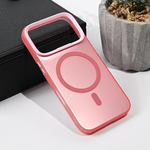 Maska / futrola Magsafe providna za iPhone 17 Pro roze.