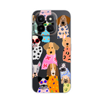 Silikonska maska / futrola print za Huawei Honor X6c Fashion Dogs.