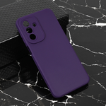 Silikonska maska / futrola Teracell Giulietta za Samsung A175 Galaxy A17 mat tamno ljubicasta.