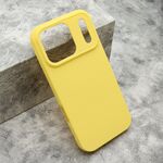 Maska / futrola GENTLE COLOR za iPhone 17 Pro zuta (MS).