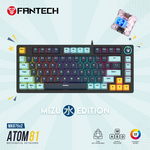 Tastatura Mehanicka Gaming Fantech MK875 RGB Atom 81 Navy (Blue switch).