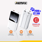 Back Up Baterija prenosiva baterija REMAX Cynlle Series RPP-680 PD 20W+QC 22.5W 20000mAh beli.