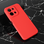 Silikonska maska / futrola Teracell Giulietta za Xiaomi Redmi 15C 4G EU 173mm mat crvena.