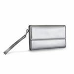 Maska / futrola Puro Satin Cover srebrna.