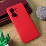 Silikonska maska / futrola Teracell Giulietta za Huawei Nova 10 SE mat crvena.