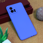Silikonska maska / futrola Teracell Giulietta za Motorola Moto G72 mat ljubicasta.