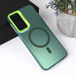 Maska / futrola Magsafe providna za Samsung A165F Galaxy A16 5G zelena.