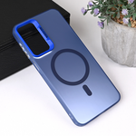 Maska / futrola Magsafe providna za Samsung A165F Galaxy A16 5G plava.