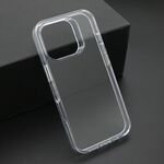 Maska / futrola COLOR frame za iPhone 16 Pro (6.3) srebrna (providna) (MS).