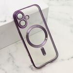 Maska / futrola CAMERA PROTECT MAGSAFE za iPhone 17 tamno ljubicasta (MS).