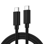 USB data kabl 60W 3A Type c na Type C 2m HQ crni (MS).