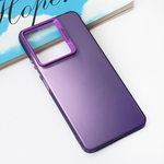 Maska / futrola providna za Xiaomi Redmi Note 13 4G ljubicasta.
