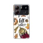 Silikonska maska / futrola print za ZTE Blade A54 Fall in Love.