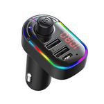 FM transmiter C12 USB PD Bluetooth 5.0 12-24V slušalice crni.