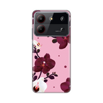 Silikonska maska / futrola print ultra tanka za ZTE Blade A54 Pink Orchid.