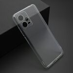 Silikonska maska / futrola ultra tanka PROTECT silikon za Xiaomi Redmi Note 12 Pro 5G providna (bela) (MS).