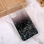 Silikonska maska / futrola Glitter za Samsung A256 Galaxy A25 5G crna.