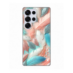 Silikonska maska / futrola print za Samsung S938 Galaxy S25 Ultra Pastel Feathers.