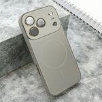 Maska / futrola COLOR METAL MagSafe II za iPhone 17 Pro srebrna (MS).