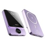 Back Up Baterija MagSafe Moxom MX-PB110 LED PD20W 5000mAh ljubicasti (MS).